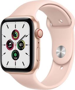 Apple Apple Watch SE 1st Gen (2020) (GPS) - 32GB - Gold-Aluminum-Sport Band-Pink Sand - 40mm - Gold Aluminum Case with Pink Sand Rubber Sport Band - Acceptable - 80% Battery Health