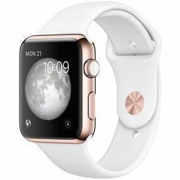 Apple Watch Series 4 (GPS) - 16GB - 40mm - Gold Aluminum Case with White Rubber Sport Band
