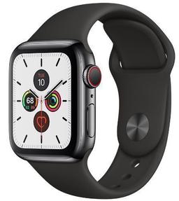 Apple Watch Series 5 (GPS) - 32GB - 44mm - Space Grey Aluminum Case with Black Rubber Sport Band
