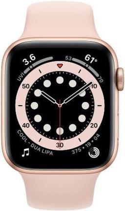 Apple Watch Series 6 (GPS) - 32GB - 40mm - Gold Aluminum Case with Pink Sand Rubber Sport Band