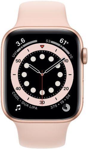 Apple Watch Series 6 (GPS) - 32GB - 40mm - Gold Aluminum Case with Pink Sand Rubber Sport Band