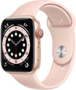 Apple Watch Series 6 (GPS) - 32GB - 40mm - Gold Aluminum Case with Pink Sand Rubber Sport Band