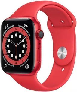 Apple Watch Series 6 (GPS) - 32GB - 40mm - Red Aluminum Case with Red Rubber Sport Band