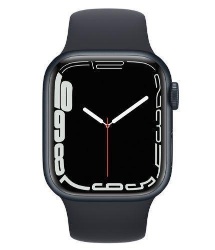 Apple Watch Series 7 (GPS) - 32GB - 45mm - Midnight Aluminum Case with Midnight Rubber Sport Band