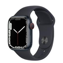 Apple Watch Series 7 (GPS) - 32GB - 45mm - Midnight Aluminum Case with Midnight Rubber Sport Band