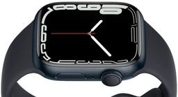Apple Watch Series 7 (GPS) - 32GB - 45mm - Midnight Aluminum Case with Midnight Rubber Sport Band