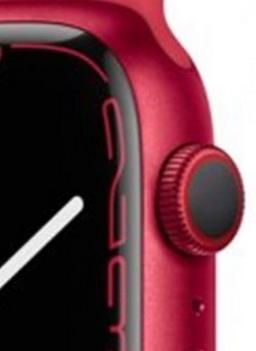 Apple Watch Series 7 (Cellular + GPS) - 32GB - 45mm - Red Aluminum Case with Red Rubber Sport Band
