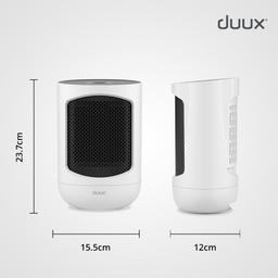 Duux Zone Personal Fan Heater - White
