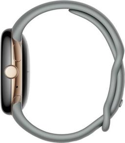 Google Pixel Watch 1 (Bluetooth + LTE) - 32GB - 41mm - Champagne Gold Stainless Steel Case with Hazel Fluoroelastomer Active Band