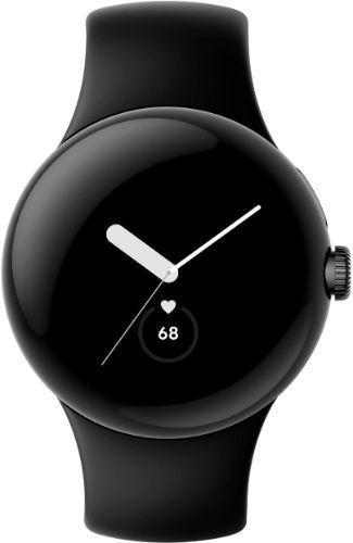 Google Pixel Watch 1 (Bluetooth + LTE) - 32GB - 41mm - Matte Black Stainless Steel Case with Obsidian Fluoroelastomer Active Band