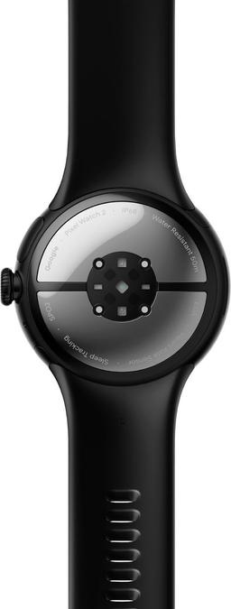 Google Pixel Watch 2 (Bluetooth) - 32GB - 1.2 inch - Matte Black Aluminum Case with Obsidian Fluoroelastomer Active Band