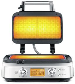 Sage BWM620 the Smart Waffle Pro Waffle Maker - Excellent - Brushed Stainless Steel