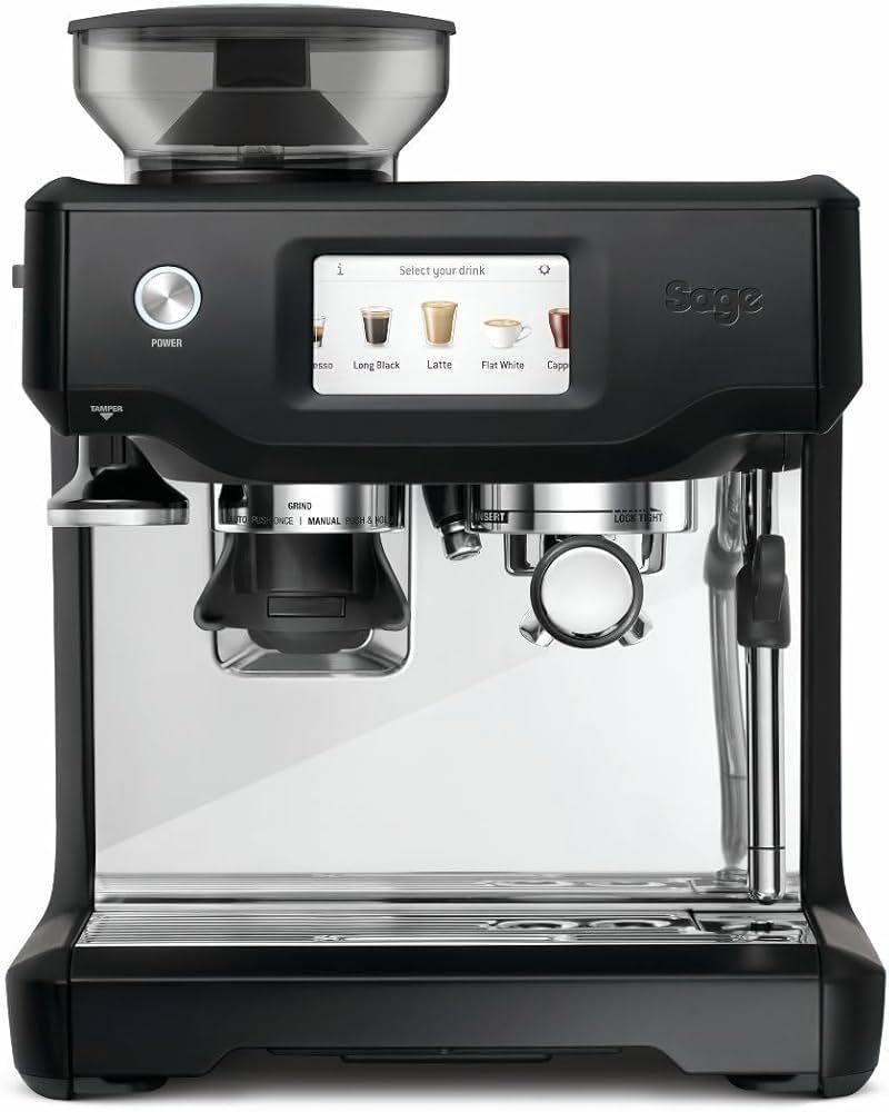 Sage SES880 the Barista Touch Espresso Machine - Black Truffle
