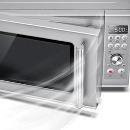 Sage SMO650 the Compact Wave Soft Close Microwave - Silver
