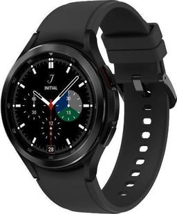 Samsung Galaxy Watch4 (Bluetooth) - 16GB - 42mm - Black Classic (Stainless Steel) Case with Black Fluoroelastomer Sport Band