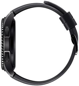 Samsung Gear S3 Frontier Smartwatch - 4GB - 46mm - Black Stainless Steel Case with Black Silicone Silicone Band